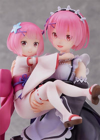 Re Zero Starting Life in Another World S-Fire Ram & Childhood Ram 1/7 Scale Figure