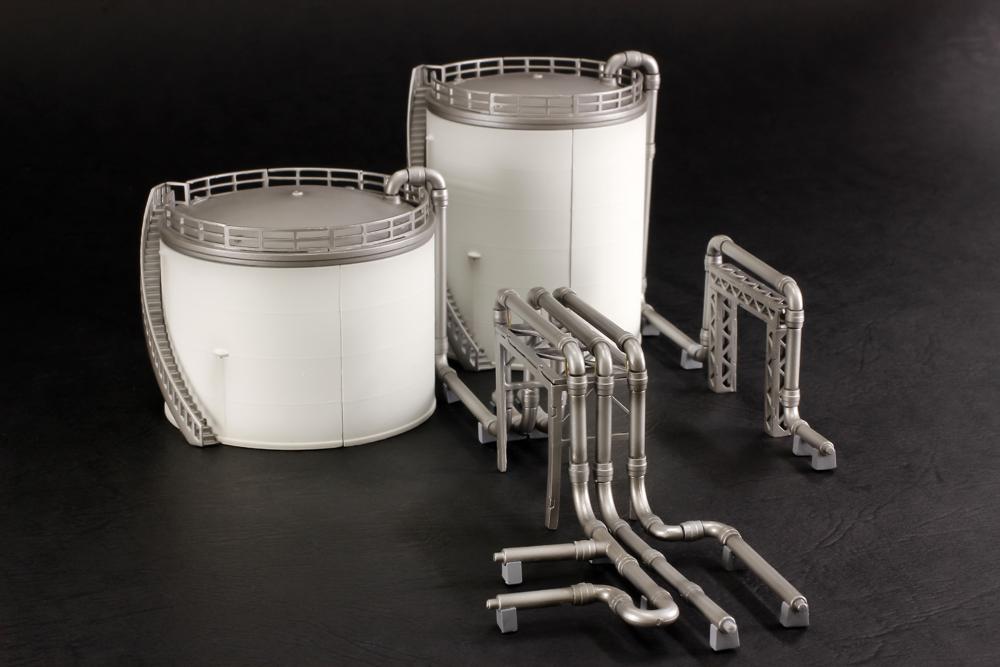 Industrial Area A Storage Tank Model Kit