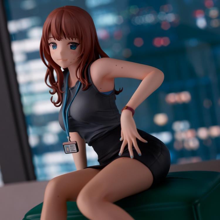 Doushima Illustration Hokuro no Ooi Senpai OL-san Figure