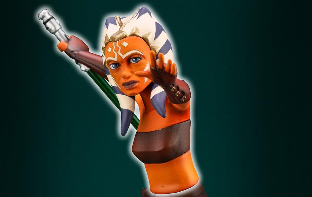 Star Wars: The Clone Wars ArtFX+ Anakin Skywalker Statue (With Ahsoka Tano Piece)