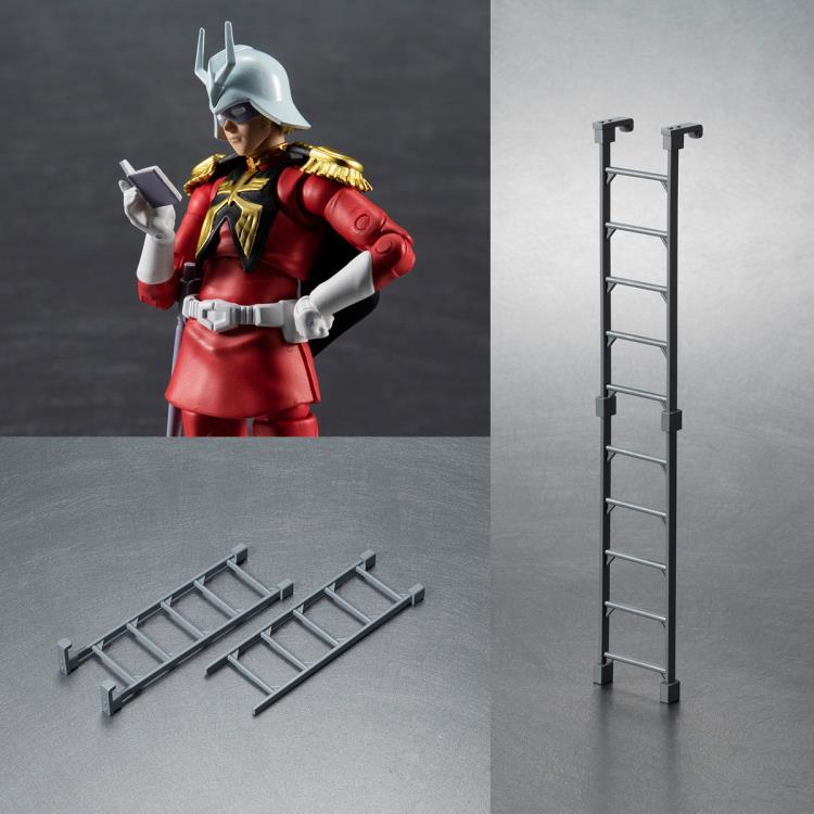 Mobile Suit Gundam G.M.G. Principality of Zeon Standard Infantry Soldier and Char Aznable Set of 3 Figures