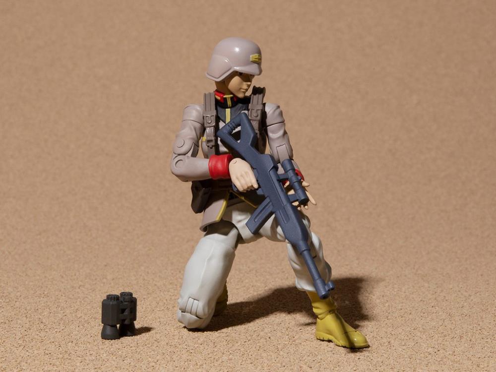 Mobile Suit Gundam G.M.G. Earth United Army Soldier Set with Bonus