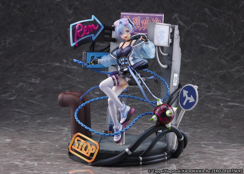 Re Zero Starting Life in Another World Rem (Neon City Ver.) 1/7 Scale Shibuya Scramble Figure