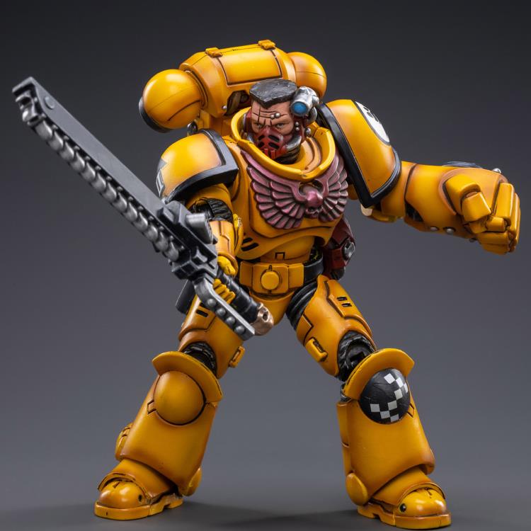 Warhammer 40K Imperial Fists Intercessors Brother Sergeant Sevito 1/18 Scale Figure