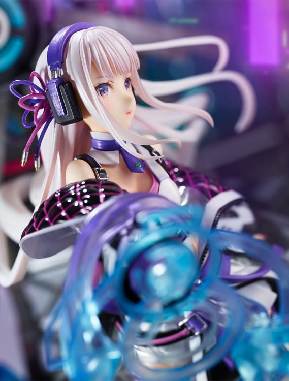 Re:Zero Starting Life in Another World Emilia (Neon City Ver.) 1/7 Scale Shibuya Scramble Figure
