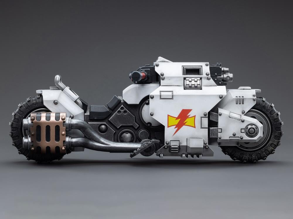 Warhammer 40K White Scars Raider-Pattern Combat Bike 1/18 Scale Vehicle