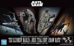 1/144 & 1/350 & 1/540 Star Wars: The Last Jedi Clear Vehicle Set "Star Wars