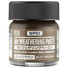 WP01 Mr. Weathering Paste Mud Brown