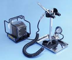 PS305 L5 Compressor w/ PS289 Airbrush and PS243 Regulator IV, GSI Airbrush