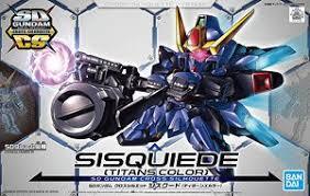 SD GUNDAM CROSS SILHOUETTE SISQUIEDE (TITANS COLORS)