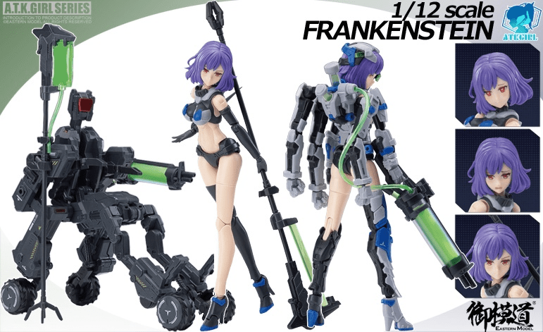 A.T.K. Girls Frankenstein 1/12 Scale Model Kit