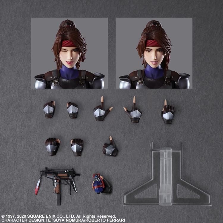 Final Fantasy VII Remake Play Arts Kai Jessie & Motorcycle Set