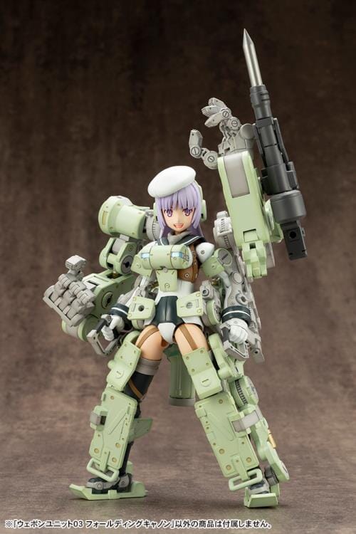 M.S.G. Modeling Support Goods Weapon Unit 03 Folding Cannon