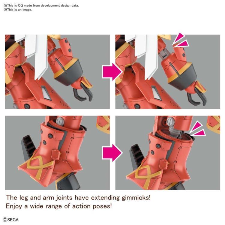 Sakura Wars HG Spiricle Striker Mugen (Hatsuho Shinonome Type) 1/48 Scale Model Kit