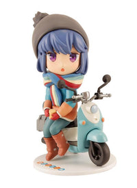 Laid-Back Camp Takashima Castle Model Kit With Rin Shima Figure