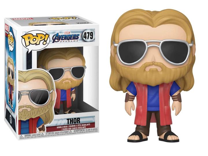 Pop! Marvel: Avengers: Endgame - Thor (Casual) W/ Pop Protector