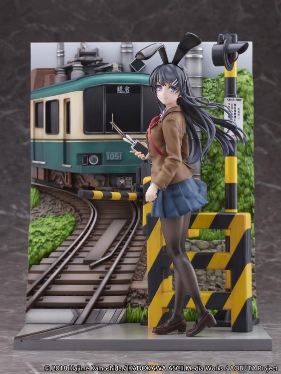 Rascal Does Not Dream of Bunny Girl Senpai Mai Sakurajima (Enoden Ver.) 1/7 Scale Shibuya Scramble Figure
