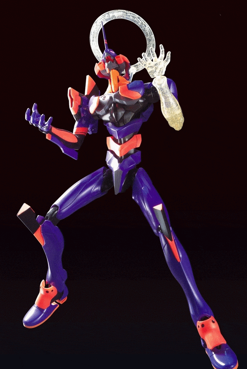 Bandai Hobby HG Evangelion EVA-01 Awakening Version – Maquette 1/144 Du Film 2.0 – Kit Détails Ultra Réaliste Avec Halo Et Bras Translucides