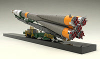 Soyuz Rocket & Transport Train MODEROID 1/150 Scale Model Kit (Reissue)