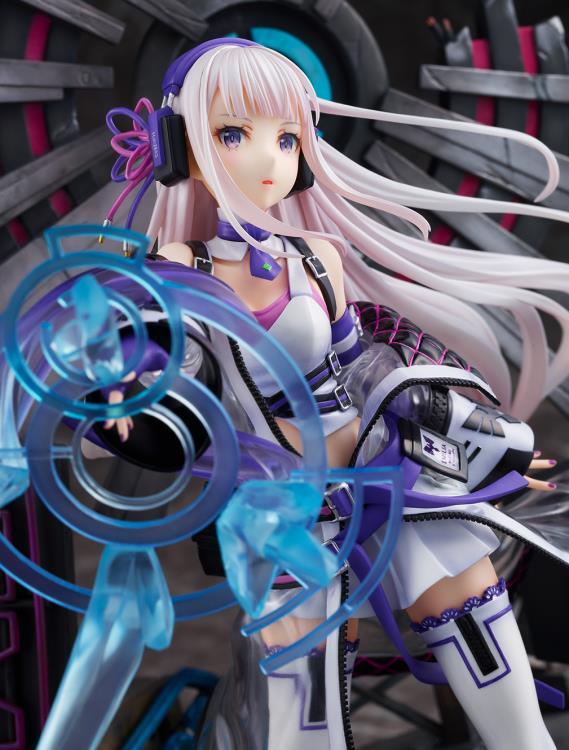 Re:Zero Starting Life in Another World Emilia (Neon City Ver.) 1/7 Scale Shibuya Scramble Figure