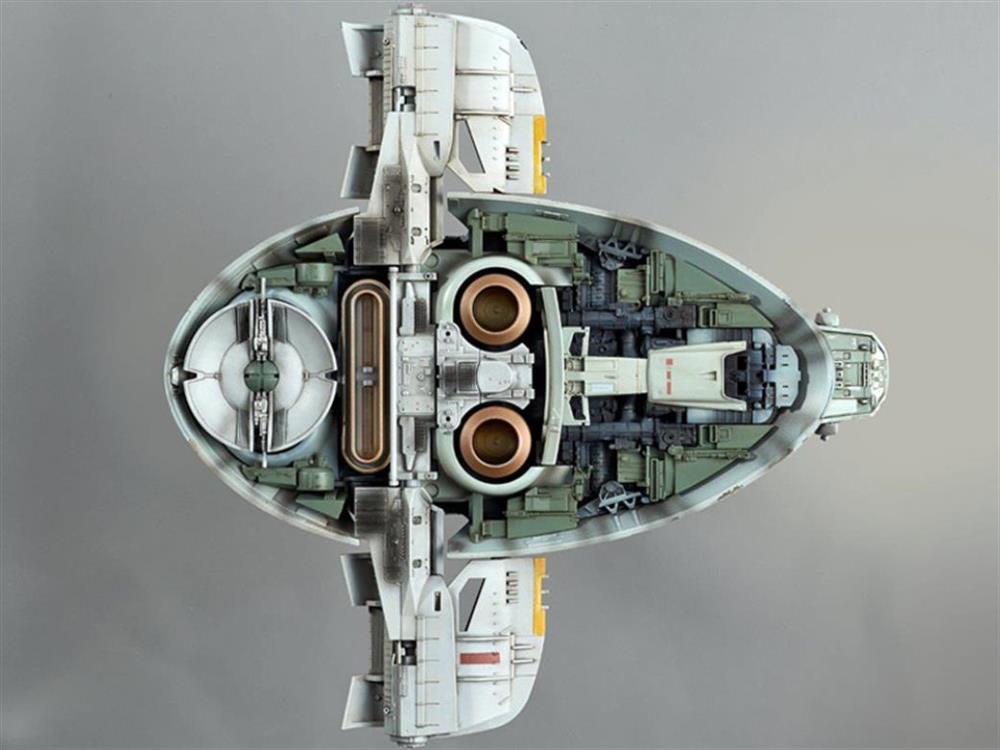 Star Wars Boba Fett's Starship 1/144 Scale Model Kit