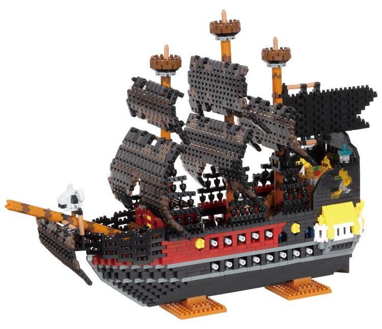 Pirates Nanoblock Advanced Hobby Series NB-050 Pirate Ship