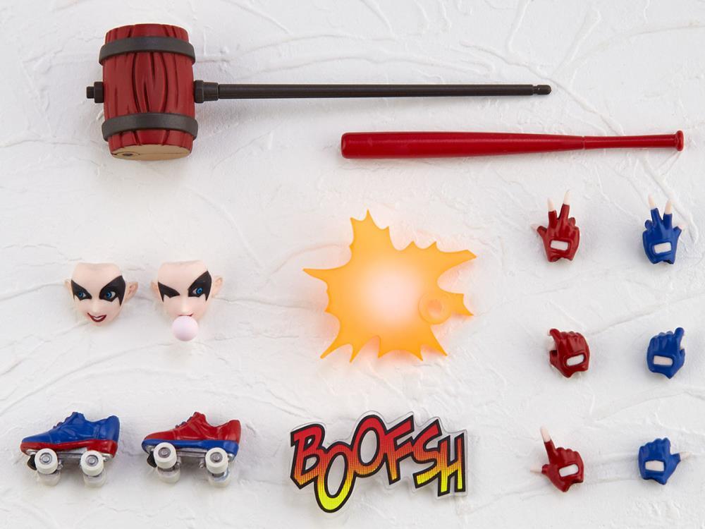 DC Comics Amazing Yamaguchi Revoltech No.015EX-2 Harley Quinn (Red x Blue Twintail Ver.) Exclusive