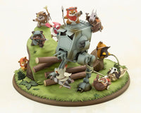 Star Wars ArtFX Artist Series Battle of Endor The Little Rebels Statue