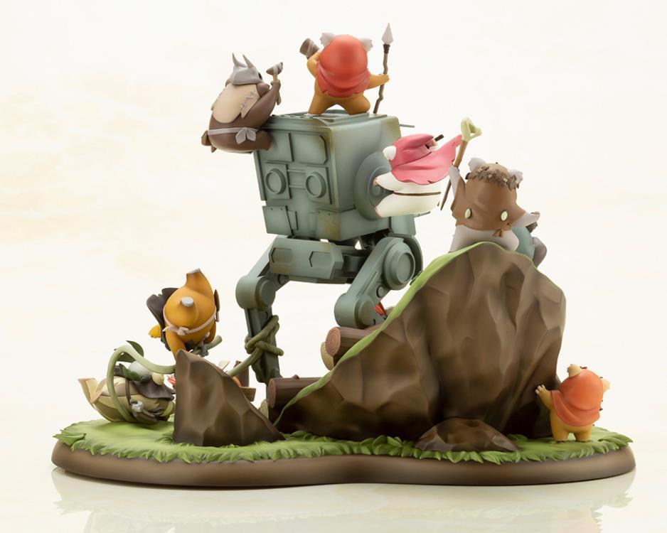 Star Wars ArtFX Artist Series Battle of Endor The Little Rebels Statue