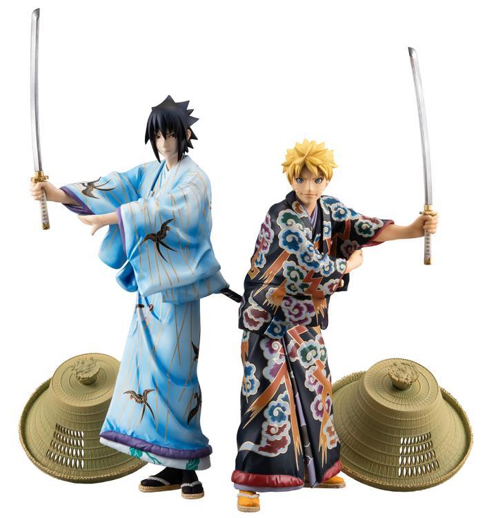 Naruto G.E.M. Series Naruto Uzumaki & Sasuke Uchiha (Kabuki Ver.) Set