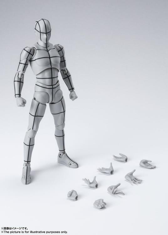 S.H.Figuarts Body-kun Wireframe (Gray Color Ver.)