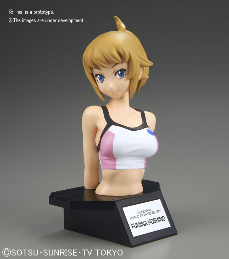 Hoshino Fumina "Gundam Build Fighters Try", Bandai Figure-rise Bust