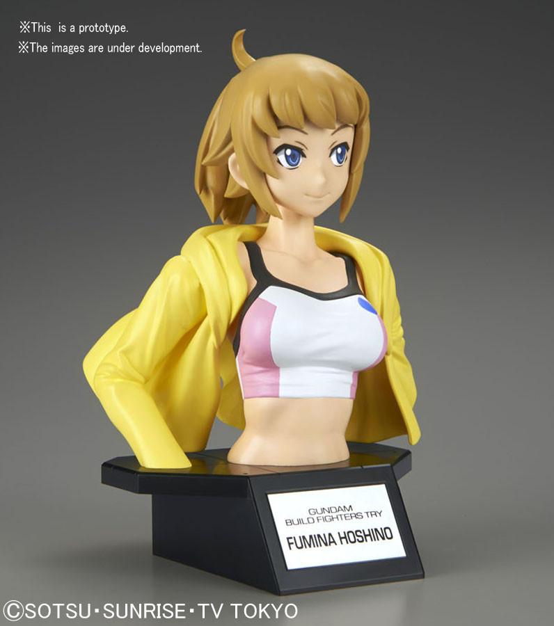 Hoshino Fumina "Gundam Build Fighters Try", Bandai Figure-rise Bust