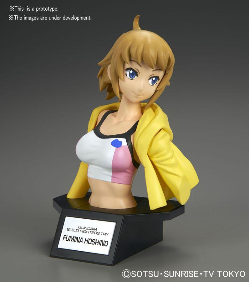 Hoshino Fumina "Gundam Build Fighters Try", Bandai Figure-rise Bust