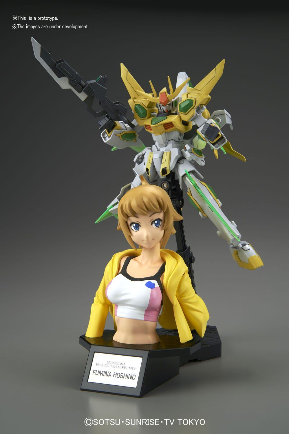 Hoshino Fumina "Gundam Build Fighters Try", Bandai Figure-rise Bust