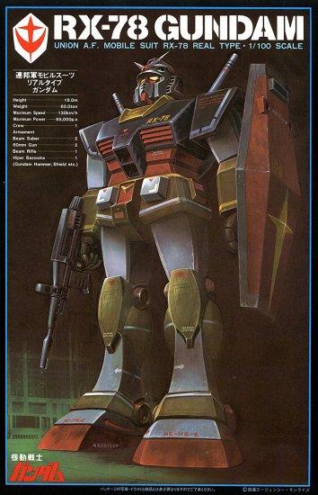 First Gundam 1/100 : RX-78 Gundam (Real Type)