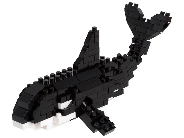 Nanoblock Sea Friends Collection Series Killer Whale