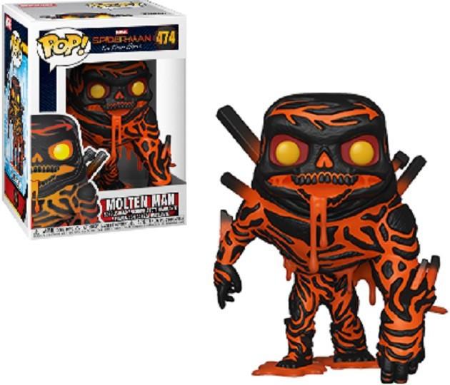 Spider-Man: Far From Home Funko Pop! Molten Man #474 W/ POP Protector