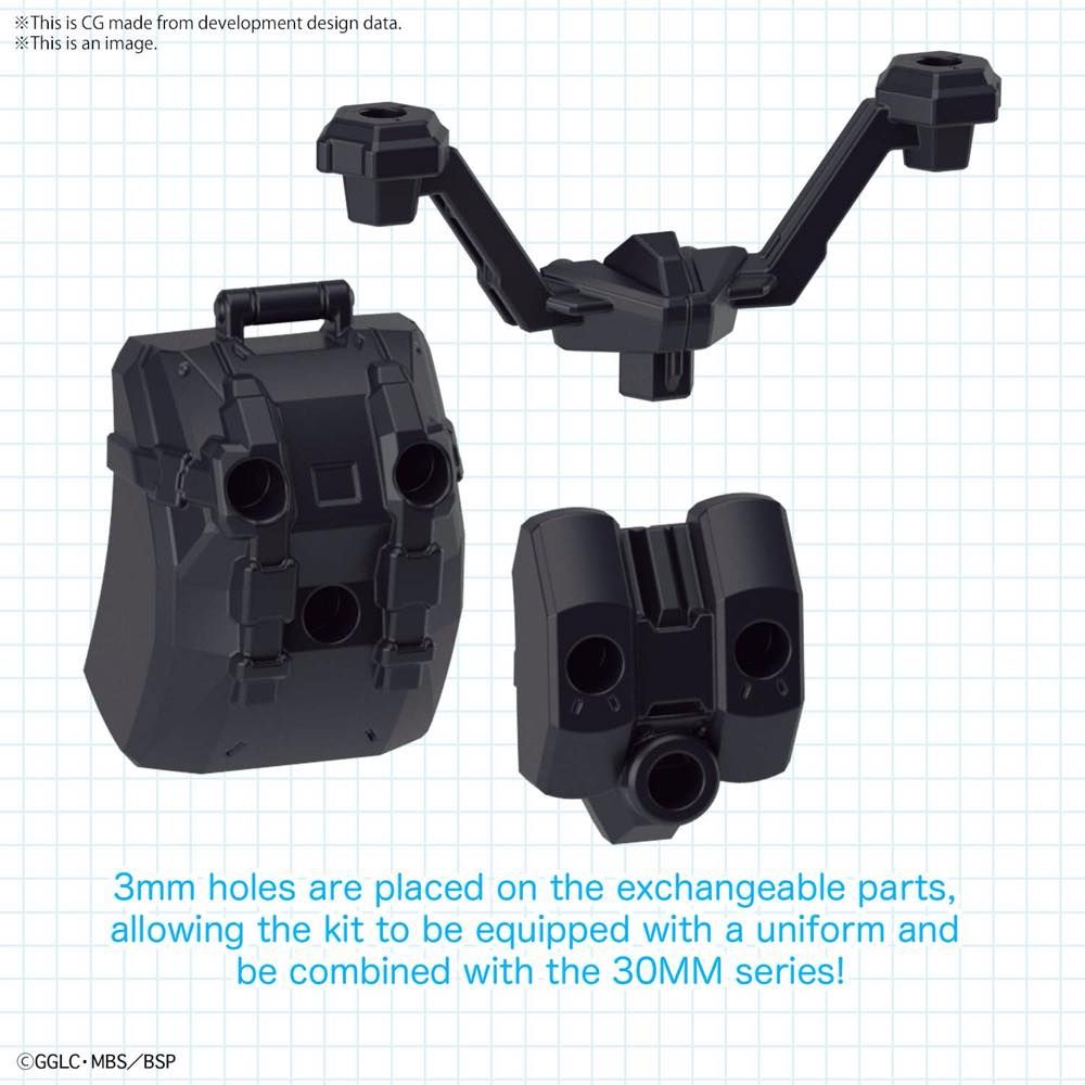 GIRL GUN LADY & 30MS (30 MINUTES SISTERS) COMPATIBLE OPTIONAL PARTS SET