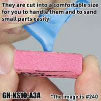 Kamiyasu-Sanding Stick 10mm-Assortment Set A (GH-KS10-A3A)