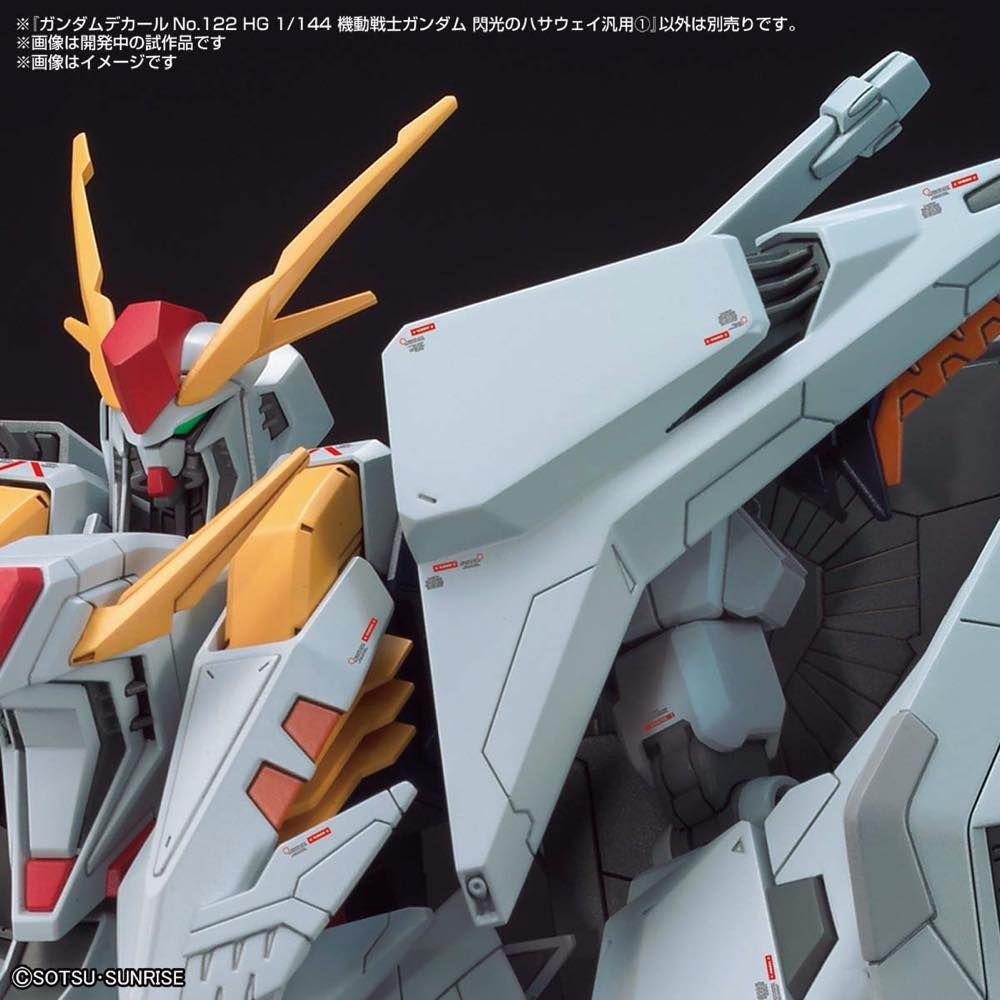 Gundam Decal No.122 Mobile Suit Gundam Hathaway's Flash No.1 Multiuse Decal Sheets