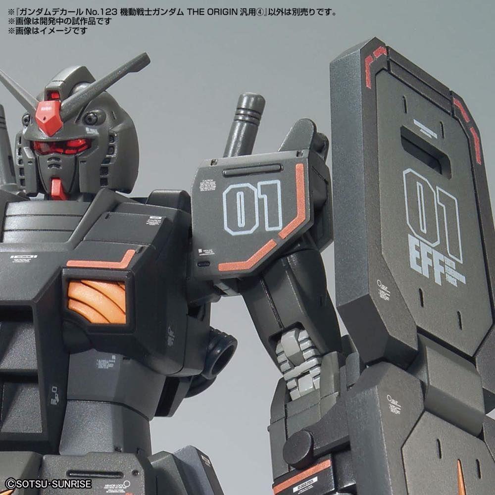GD-123 HG GUNDAM THE ORIGIN SERIES 4 DECAL