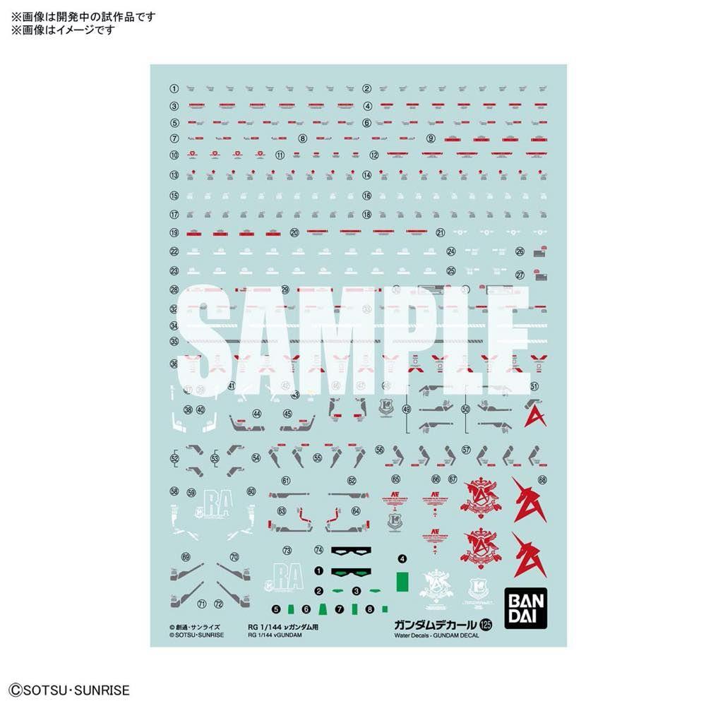 GD-125 RG NU GUNDAM DECAL
