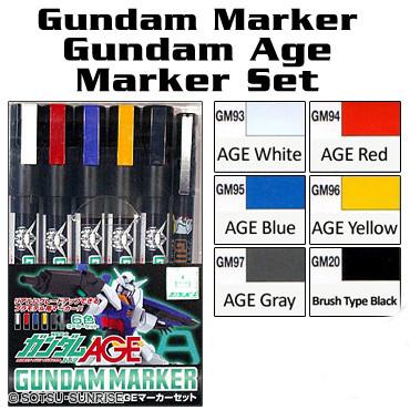 Gundam Marker Set - AGE Marker GMS120 - USA Gundam Store