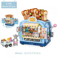 LOZ Moc Mini 1746 Bakery Shop