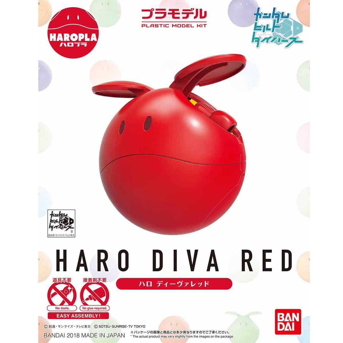 Gundam Build Divers HaroPla #02 Haro Diva Red Model Kit