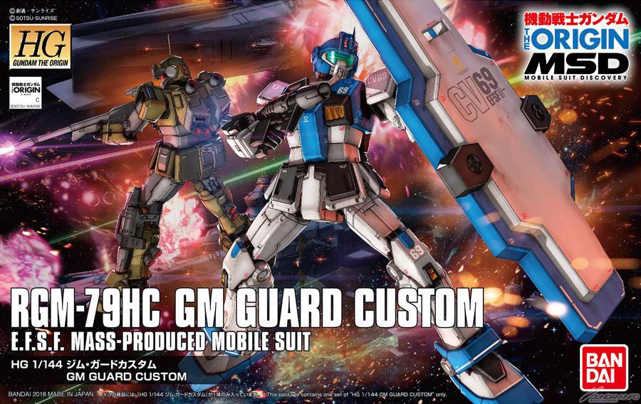 HG-The Origin 1/144 #22 RGM-79HC GM Guard Custom