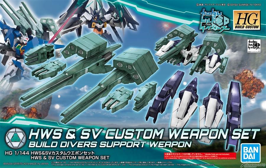 #46 HWS & SV Customize Weapon Set "Build Divers", Bandai HGBC