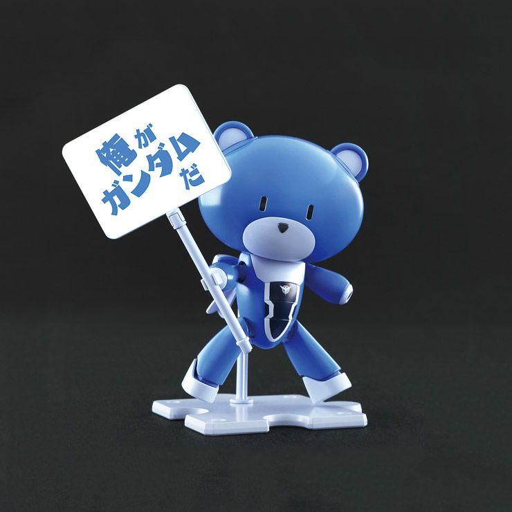 Petit'gguy Setsuna F Seiei Blue & Placard "Gundam Build Fighters",  Bandai HGPG 1/144