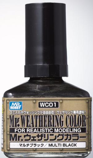 WC01 Mr. Weathering Color MULTI BLACK